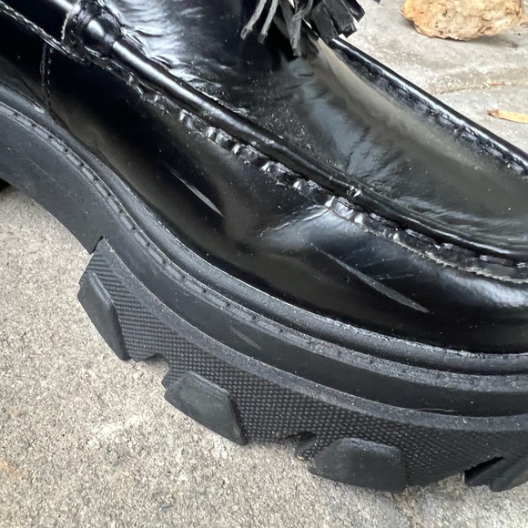 Sam Edelman Chunky Loafers in Black - Picture 6 of 7